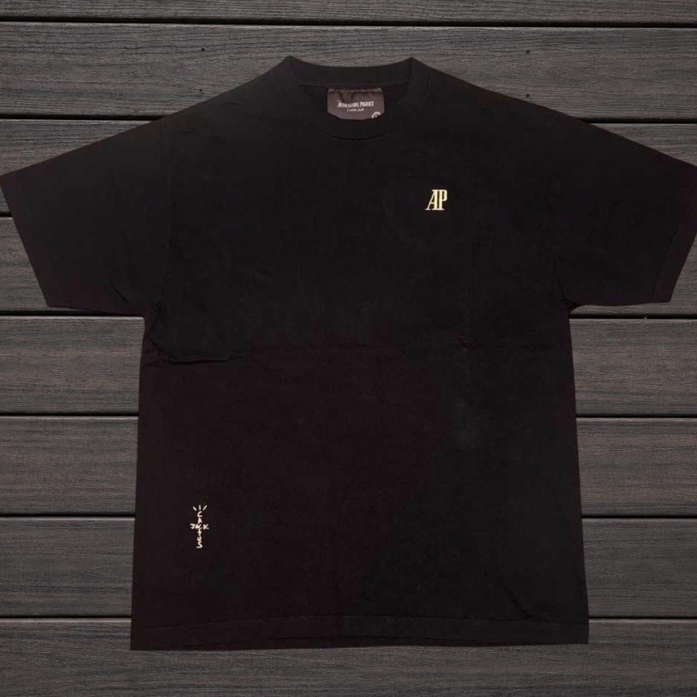 Audemars Piguet x Travis Scott Logo Graphic T-Shirt – Streetwear Tee Size XL